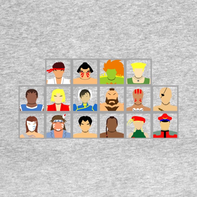 Select Your Character-Street Fighter 2: The New Challengers by MagicFlounder